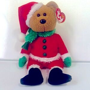 NWT “Kringle” the Santa Bear - Retired Ty Beanie Baby